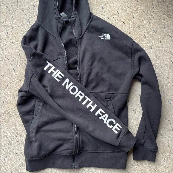 The North Face Men's Black Hoodie Jacket Size Medium New - Picture 2 of 4